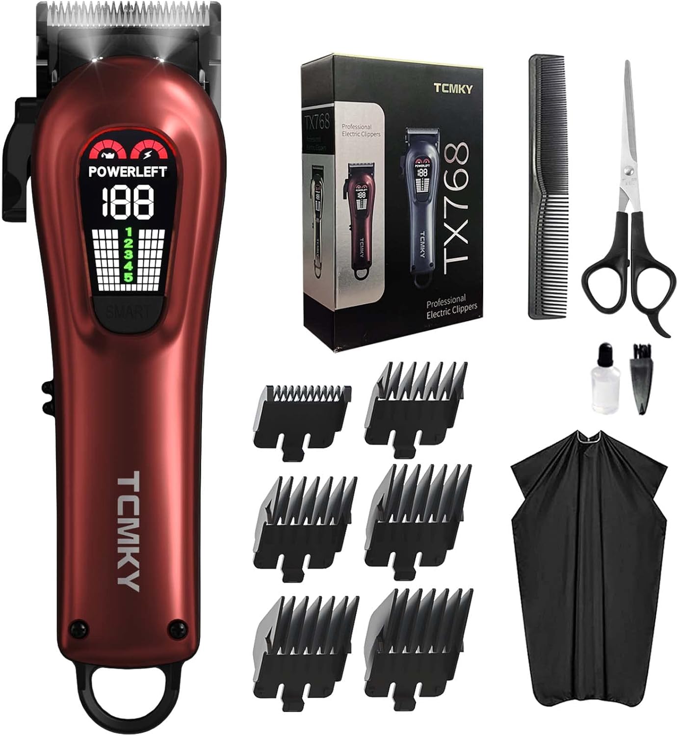 Hair Clippers for Men Professional Clippers for Men Cordless&Corded Barber