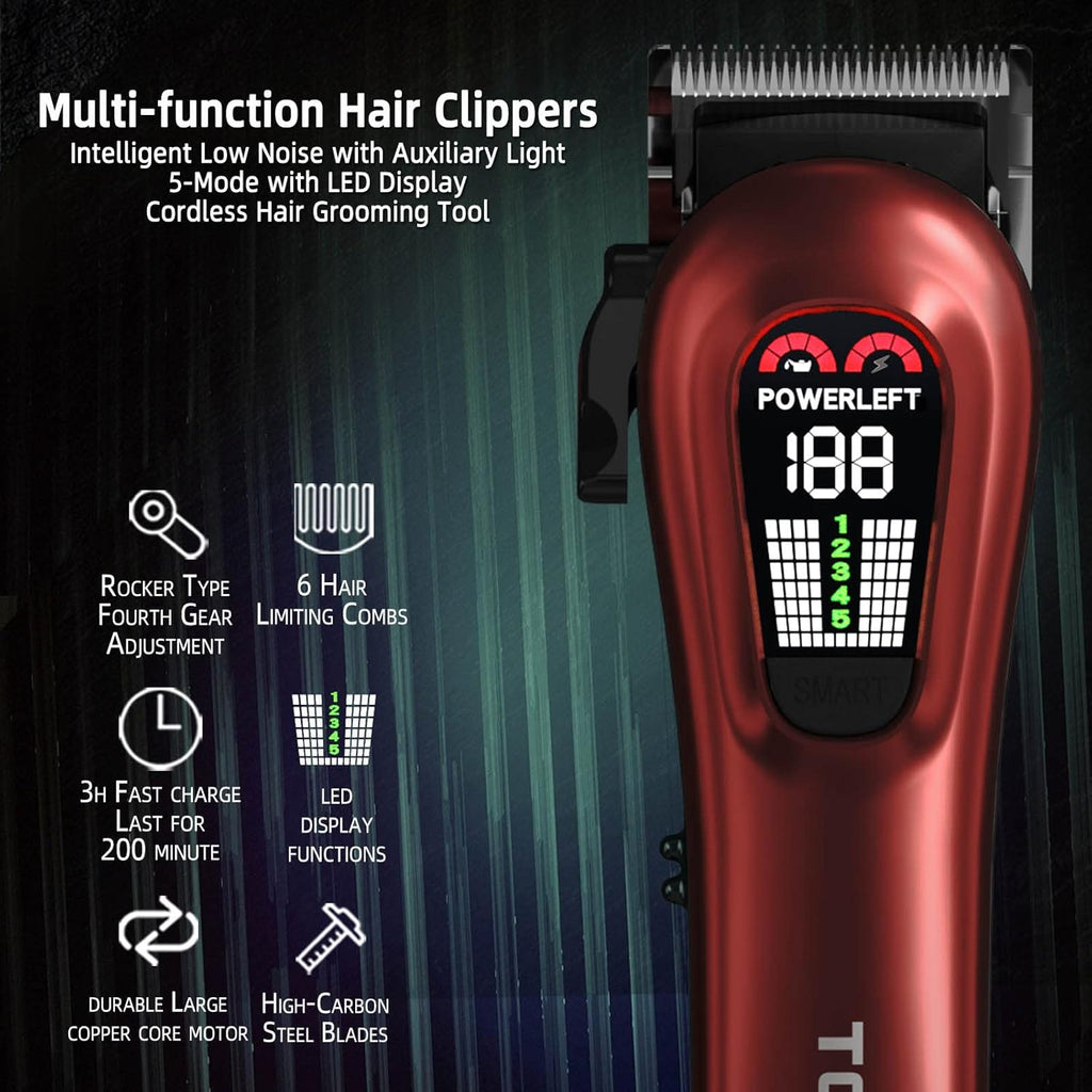 Hair Clippers for Men Professional Clippers for Men Cordless&Corded Barber