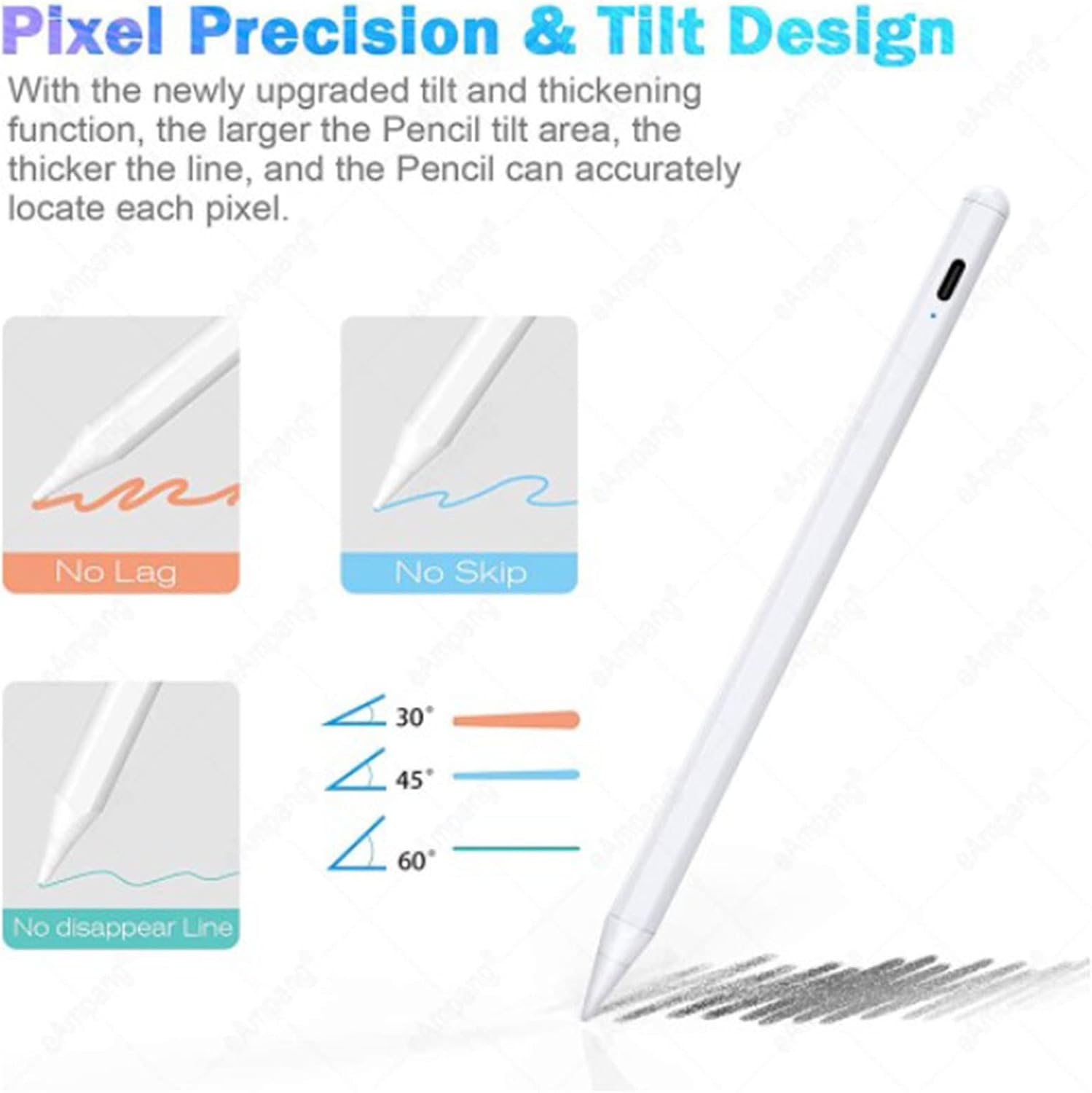 Stylus Pen for ipad, Active Pencil with Quick Charge, FREE SHIPPING!