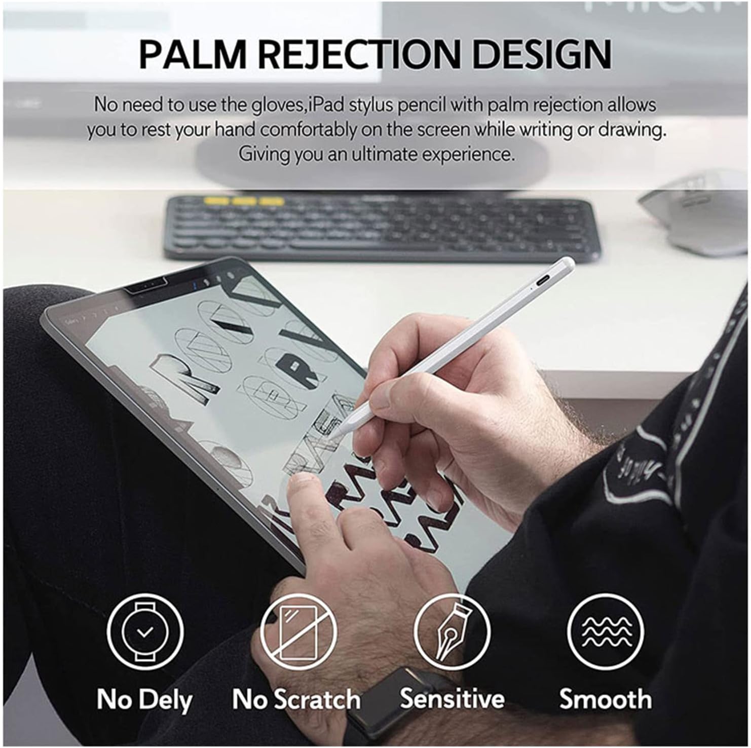 Stylus Pen for ipad, Active Pencil with Quick Charge, FREE SHIPPING!
